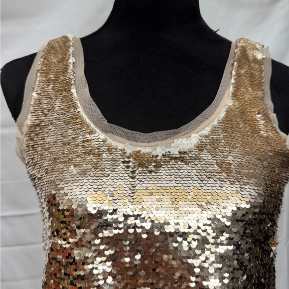 Zara Reversible Sequin Sleeveless Dress - Picture 5 of 10